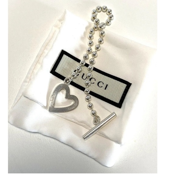 LUXURY GUCCI bracelet Sterling Silver 925 - Picture 6 of 9